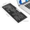 Fujitsu Lifebook T937 T938 T939 互換用バッテリー