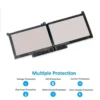 Dell デル Latitude 7280 7290 7380 7390 7480 7490 交換用3セル バッテリー F3YGT
